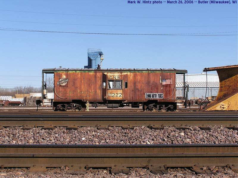 CNW 11222 at Butler Yard