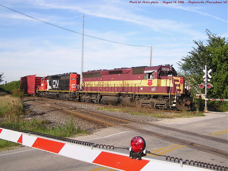 WC 6497 and its entire train