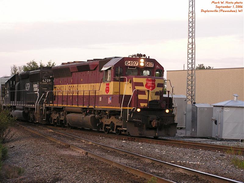 WC EMD SD45 6497