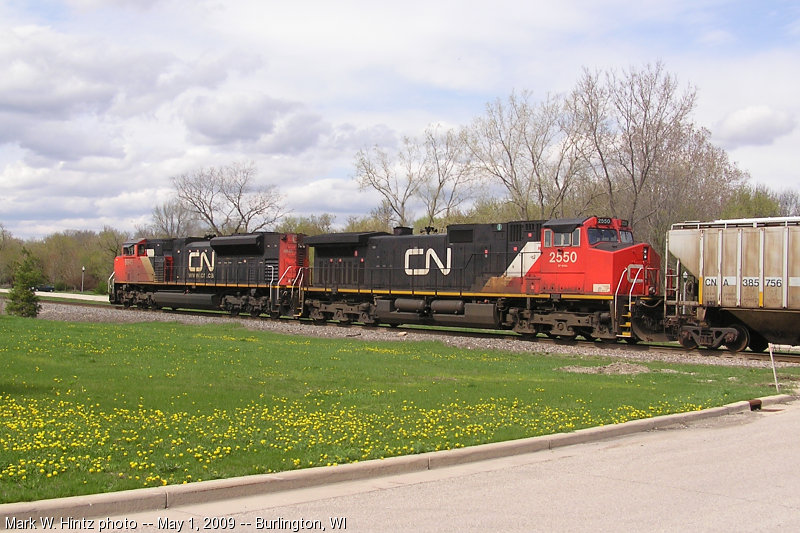 CN GE C44-9W 2550