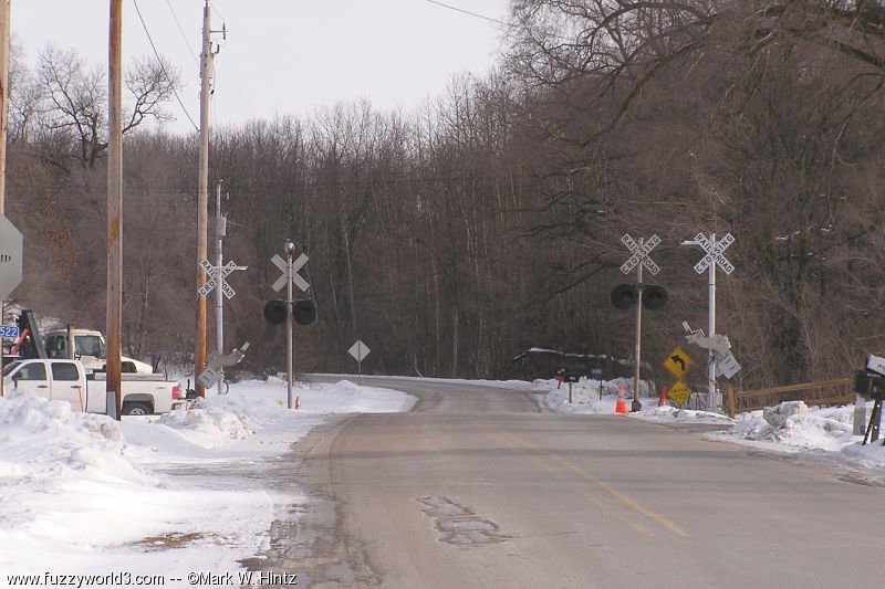 new crossing signals for Oak Knoll Rd