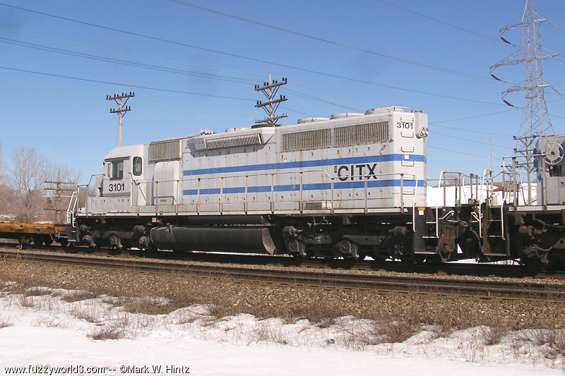 CITX EMD SD40-2 3101