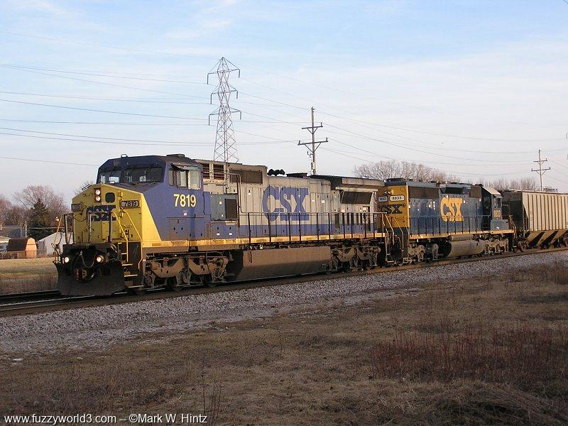 CSXT GE C40-8W 7819