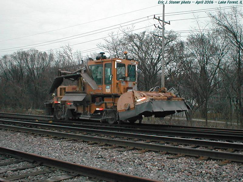 Union Pacific Ballast Cleaner