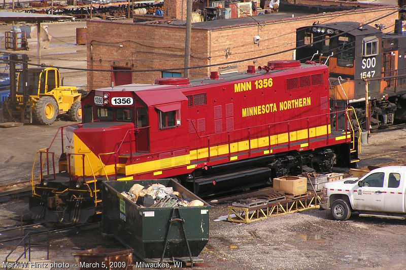 MNN EMD/GTW GP9R 1356