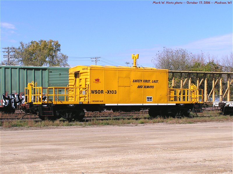 WSOR transfer caboose X103