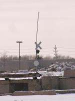 unusual crossing signal within the former Tower Automotive site