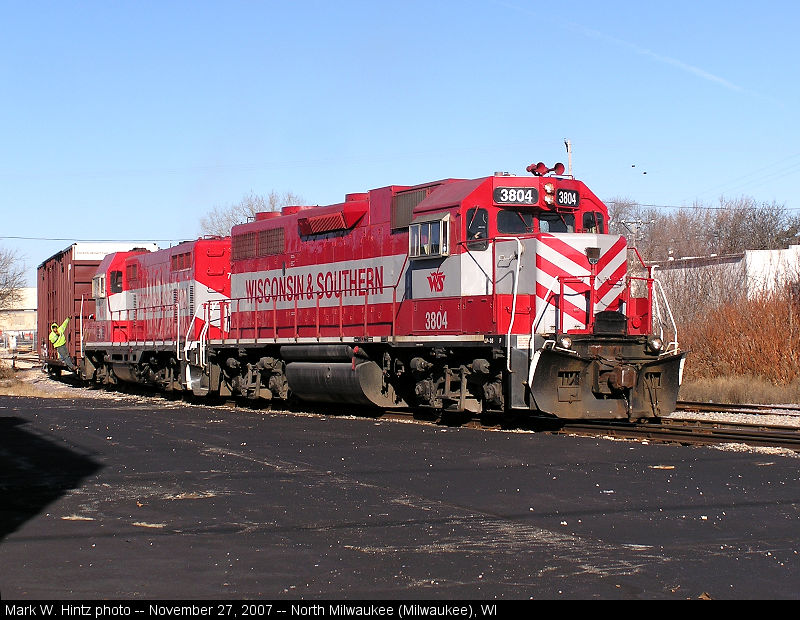 WSOR EMD GP38AC 3804