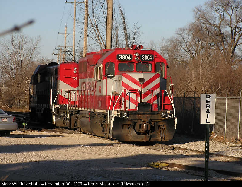 WSOR EMD GP38AC 3804