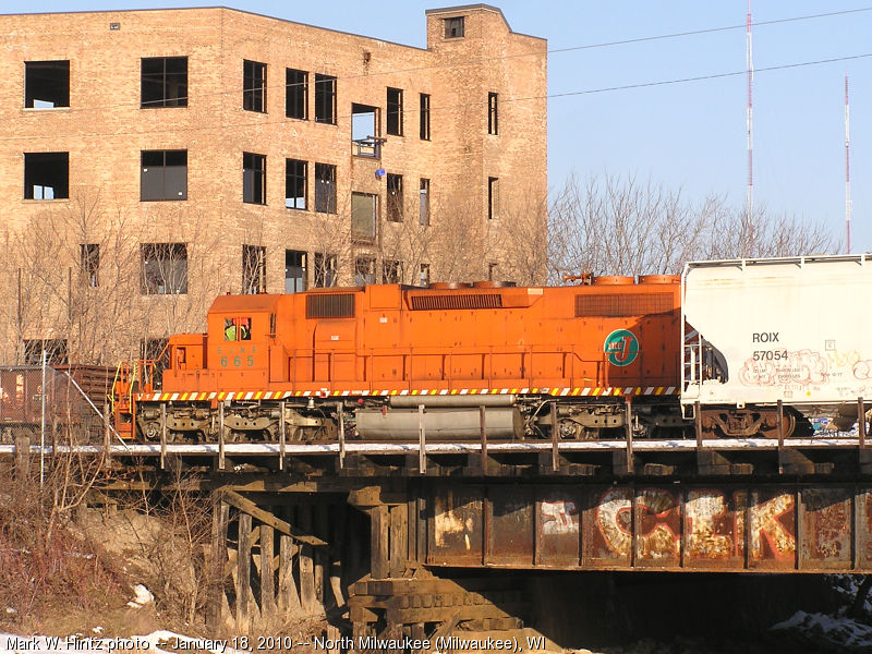 EJE EMD SD38-2 665