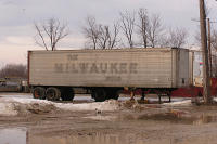 former Milwaukee Road trailer
