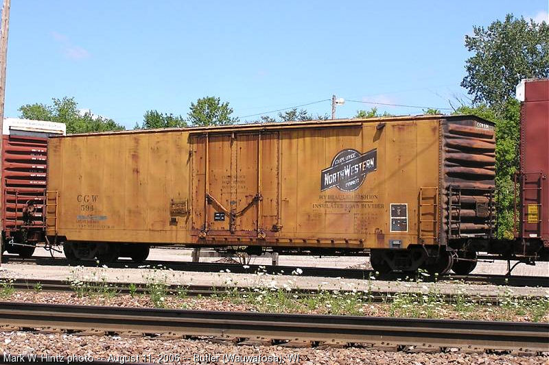 CGW (CNW) insulated boxcar 594