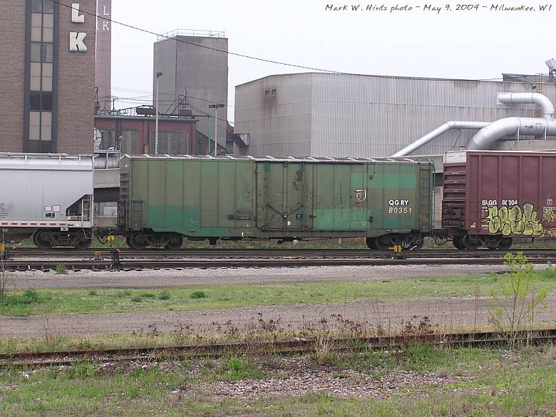 QGRY boxcar 80351 (ex-CP)