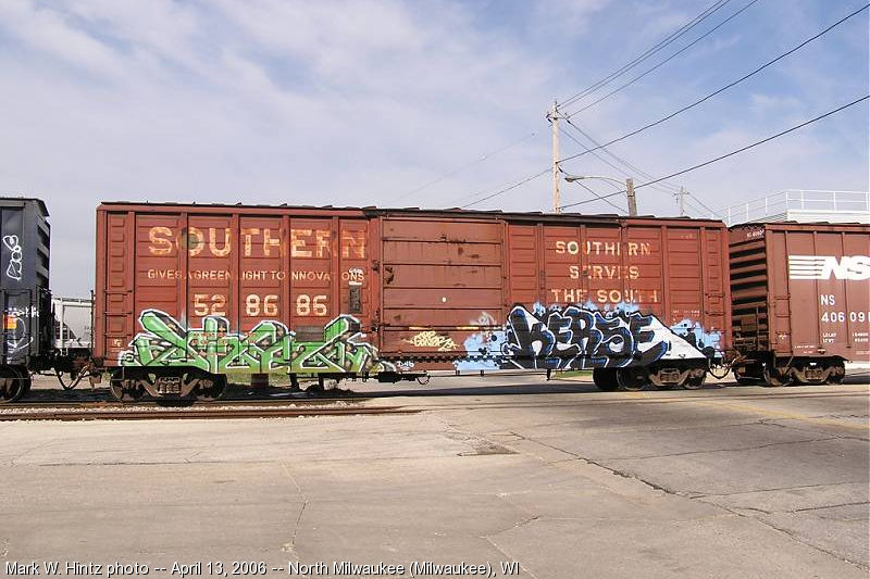 Southern waffle-side boxcar 528686