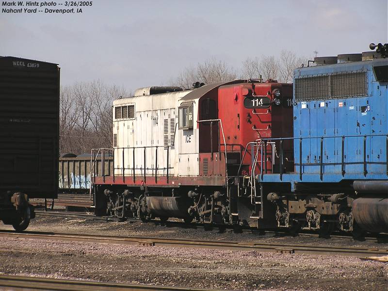 ICE EMD GP9 114 (ex-IMRL/SOO)