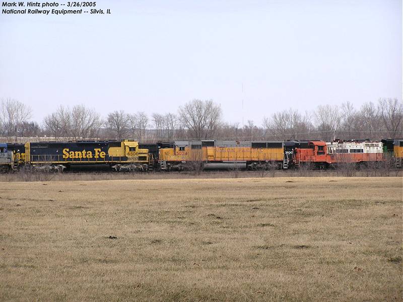 locomotive graveyard at NRE Silvis