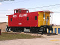 Rock Island caboose 17882 at Silvis, IL