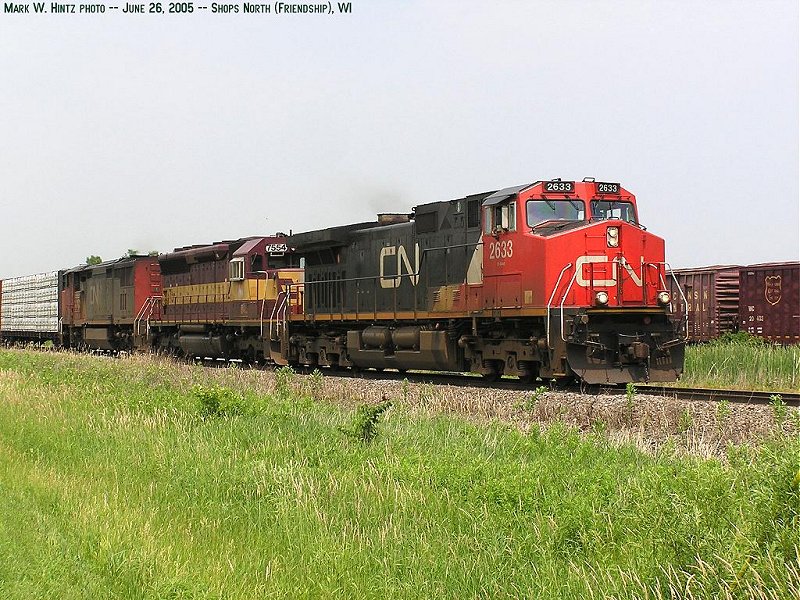 CN 2633, WC 7554, and CN 2446