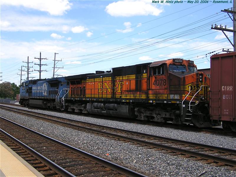 BNSF GE C44-9W 4078