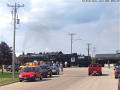 SOO #1003 at its coal and water stop in Milton