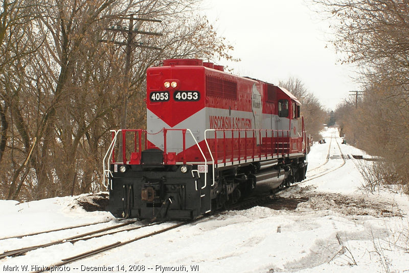 WSOR EMD SD40-2 4053