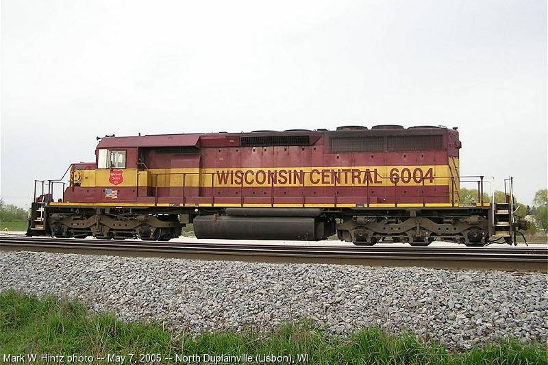 WC EMD SD40-2 6004