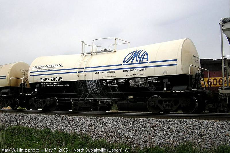 SHPX tank car 206115 (Omya)