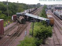 derailment at UP Mitchell Yard