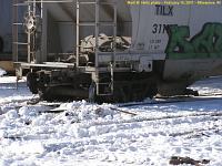 TILX 311115's derailed B truck