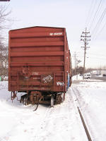 derailed MP boxcar 358209 (UP)