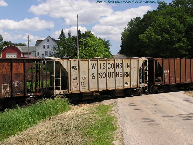 WSOR ballast hopper 134