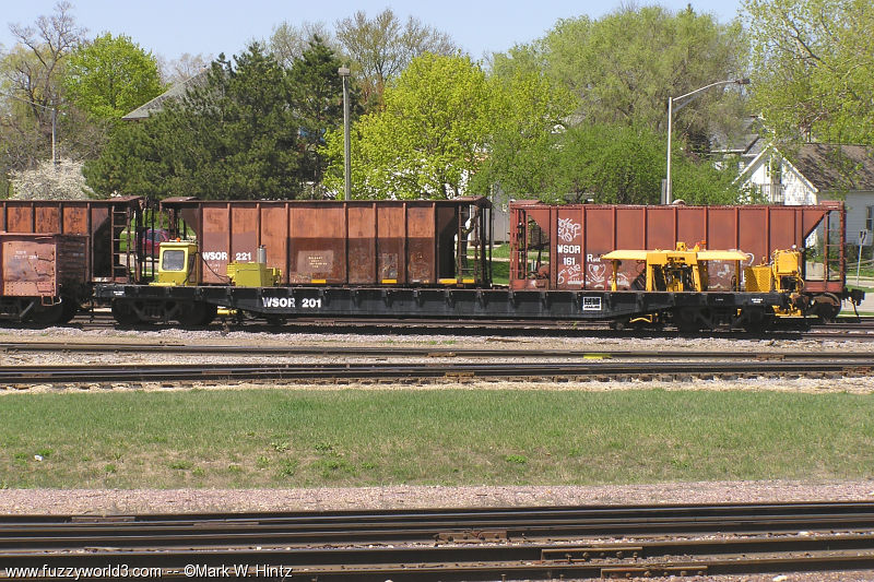 WSOR flatcar 201