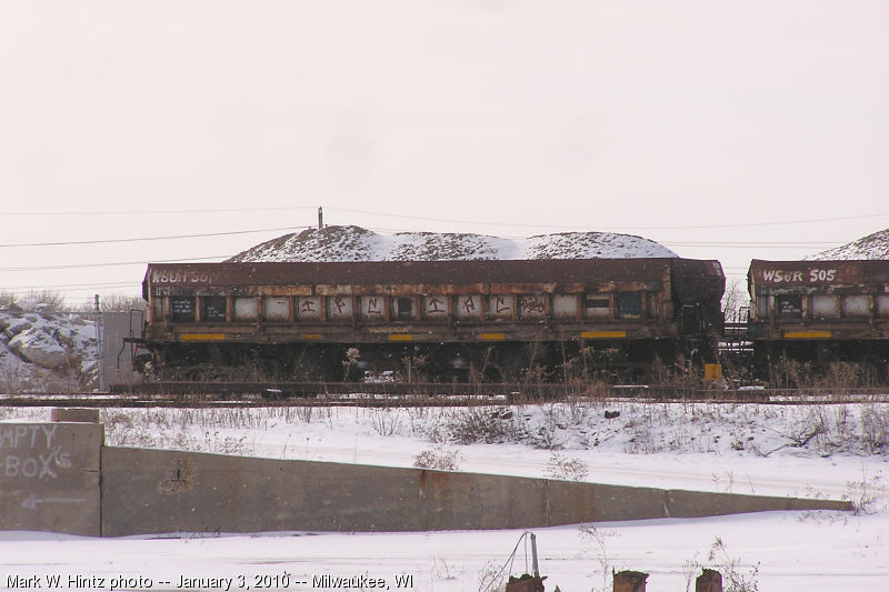 WSOR side-dump gondola 501