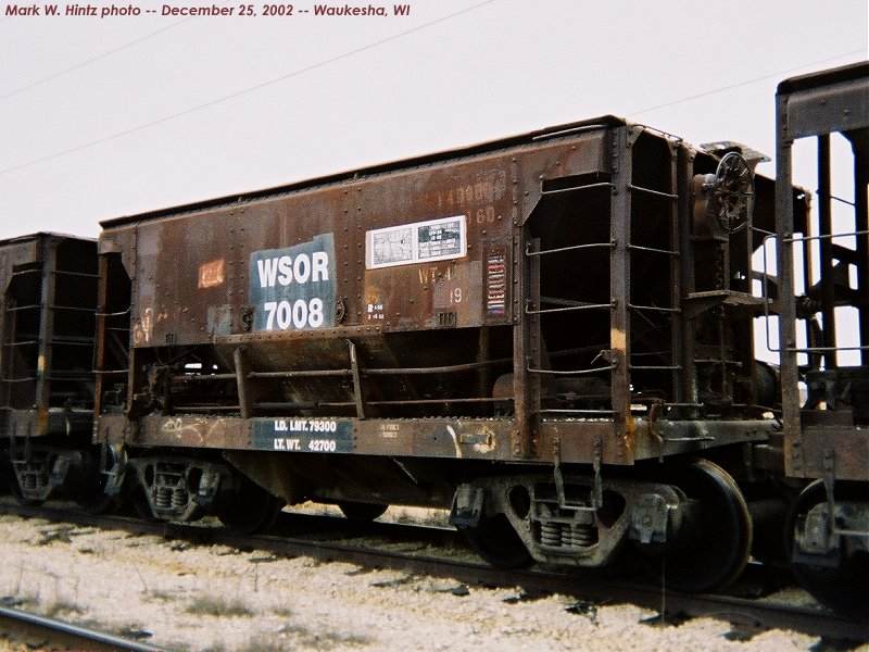 WSOR Sand Hopper (Ore Car) 7008