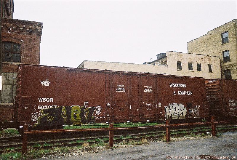 WSOR insulated boxcar 503067
