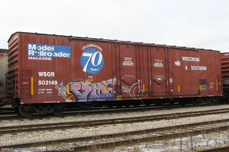 WSOR insulated boxcar 503149 Model Railroader magazine 70 years